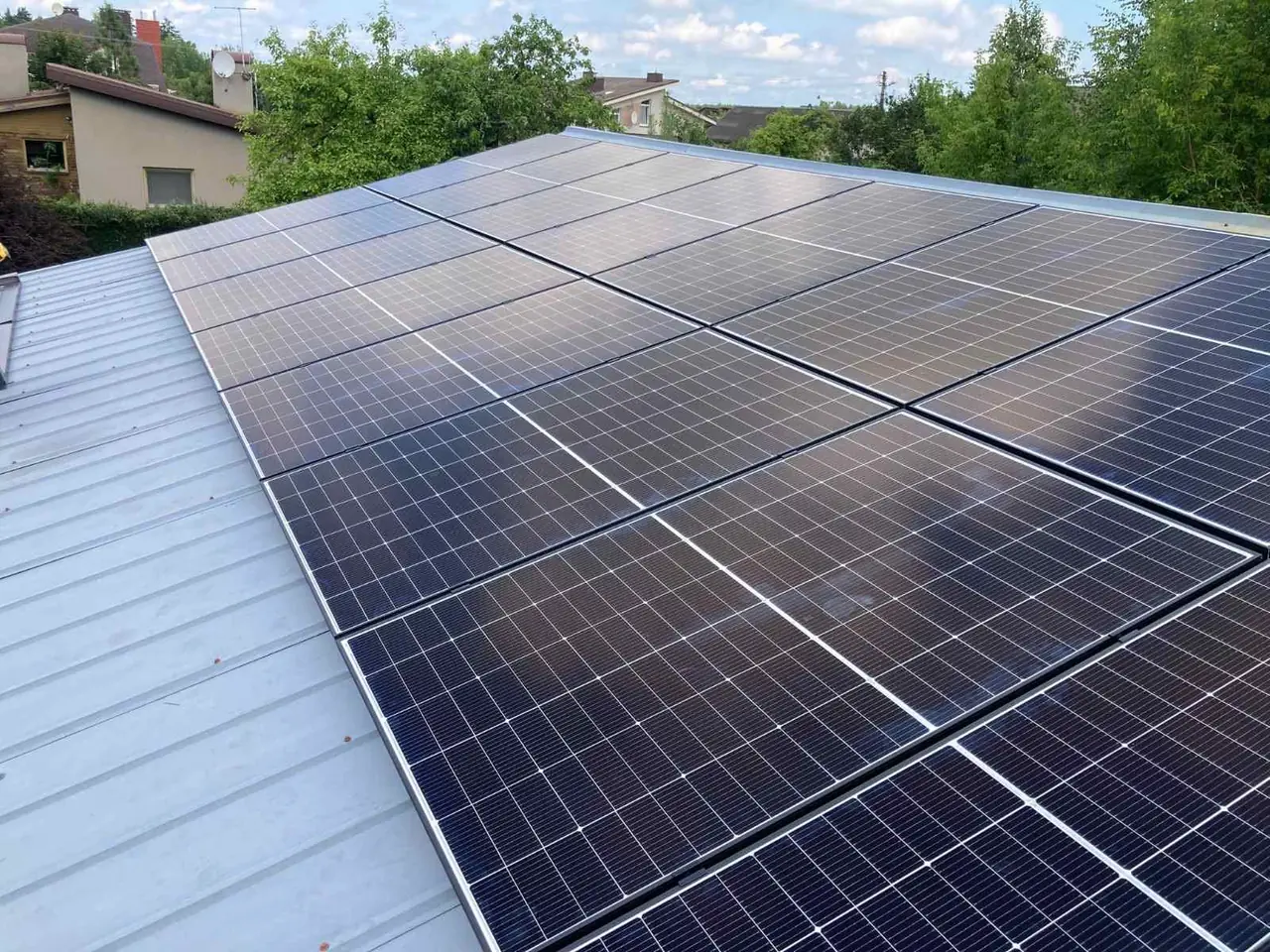 Solexa įrengta saulės elektrinė Lietuvoje
