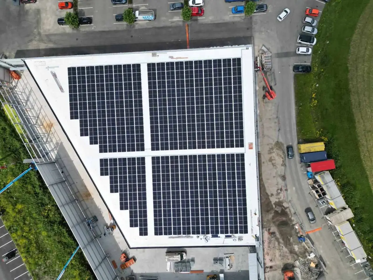 Solexa įrengta saulės elektrinė Lietuvoje